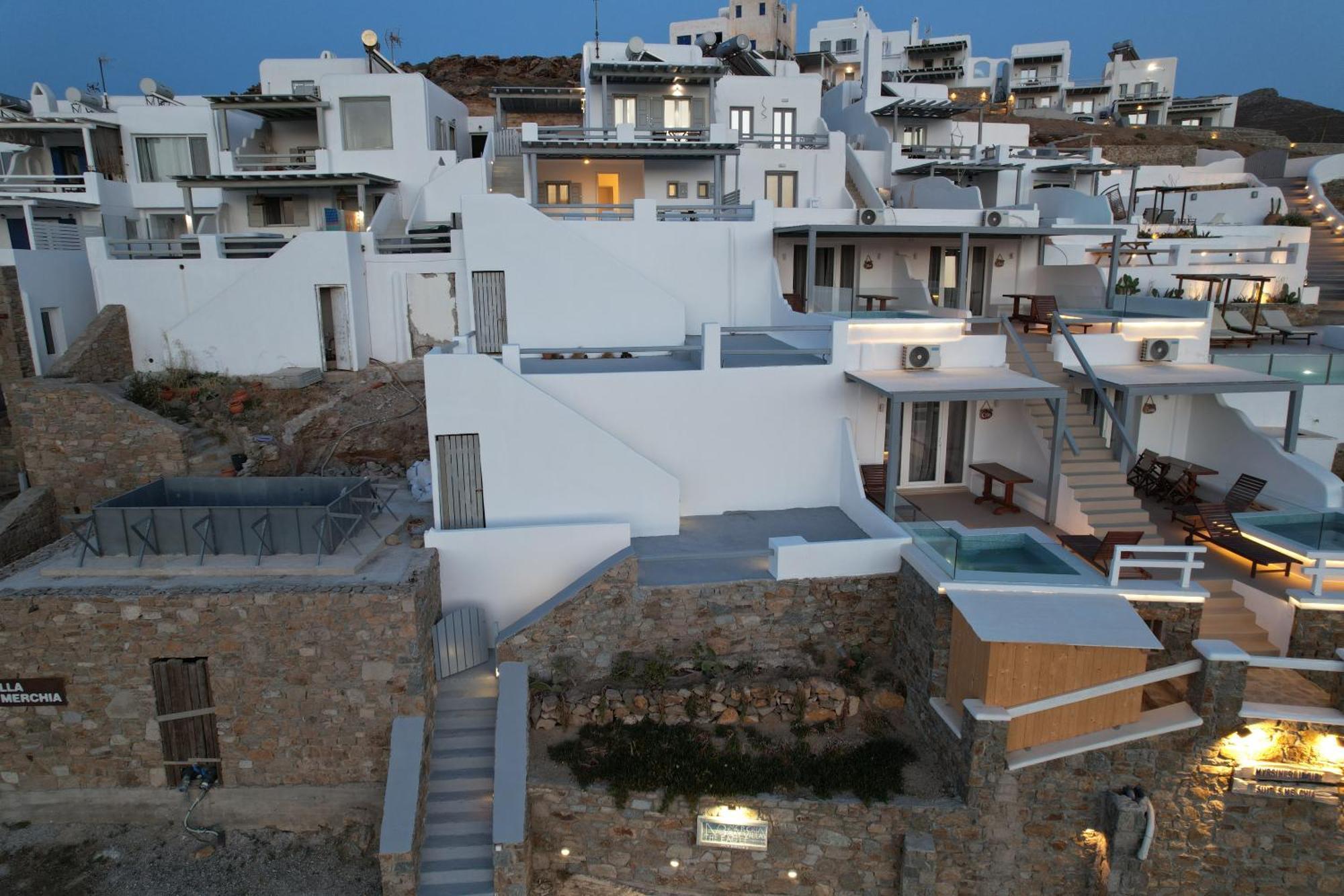 Merchia Bay Villas Mykonos Merchia Beach エクステリア 写真