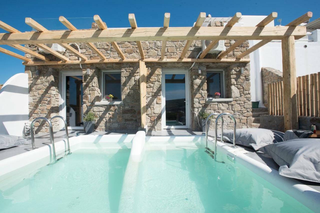 Merchia Bay Villas Mykonos Merchia Beach エクステリア 写真